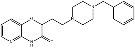 2-[2-(4-BENZYLPIPERAZINO)ETHYL]-2H-PYRIDO[3,2-B][1,4]OXAZIN-3(4H)-ONE Struktur