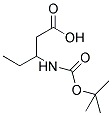 3-TERT-BUTOXYCARBONYLAMINO-PENTANOIC ACID Struktur