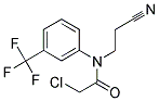 2-CHLORO-N-(2-CYANO-ETHYL)-N-(3-TRIFLUOROMETHYL-PHENYL)-ACETAMIDE Struktur