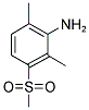 2,6-DIMETHYL-3-(METHYLSULFONYL)ANILINE Struktur