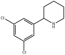 2-(3,5-DICHLOROPHENYL)PIPERIDINE Struktur