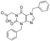 (3,7-DIBENZYL-2,6-DIOXO-2,3,6,7-TETRAHYDRO-1H-PURIN-1-YL)ACETIC ACID Struktur