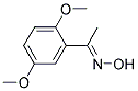 1-(2,5-DIMETHOXY-PHENYL)-ETHANONE OXIME Struktur