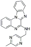 (5-METHYL-PYRAZIN-2-YLMETHYL)-(5,7,11B-TRIAZA-BENZO[C]FLUOREN-6-YL)-AMINE Struktur