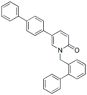 5-BIPHENYL-4-YL-1-BIPHENYL-2-YLMETHYL-1H-PYRIDIN-2-ONE Struktur