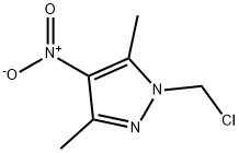 1-CHLOROMETHYL-3,5-DIMETHYL-4-NITRO-1H-PYRAZOLE Struktur