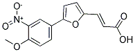 3-[5-(4-METHOXY-3-NITRO-PHENYL)-FURAN-2-YL]-ACRYLIC ACID Struktur