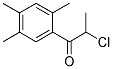 2-CHLORO-1-(2,4,5-TRIMETHYL-PHENYL)-PROPAN-1-ONE Struktur