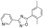 3-[5-(2,5-DIMETHYLPHENYL)-1,2,4-OXADIAZOL-3-YL]PYRIDINE Struktur