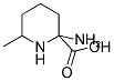 2-AMINO-6-METHYL-2-PIPERIDINE CARBOXYLIC ACID Struktur