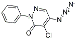 5-AZIDO-4-CHLORO-2-PHENYL-3(2H)-PYRIDAZINONE Struktur