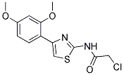 2-CHLORO-N-[4-(2,4-DIMETHOXYPHENYL)-1,3-THIAZOL-2-YL]ACETAMIDE Struktur