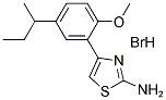 4-(5-SEC-BUTYL-2-METHOXYPHENYL)-1,3-THIAZOL-2-AMINE HYDROBROMIDE Struktur