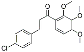 4-CHLORO-2',3',4'-TRIMETHOXYCHALCONE Struktur