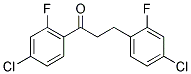 4'-CHLORO-3-(4-CHLORO-2-FLUOROPHENYL)-2'-FLUOROPROPIOPHENONE Struktur