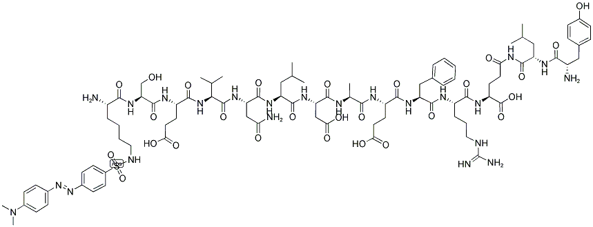 BETA-SECRETASE SUBSTRATE VI, FLUOROGENIC Struktur