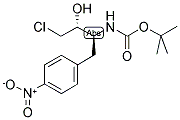 [1(S)-(4-NITRO-BENZYL)-3-CHLORO-2(R)-HYDROXY-PROPYL]-CARBAMIC ACID TERT-BUTYL ESTER Struktur