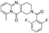 2-(2,6-DIFLUOROBENZOYL)-9-METHYL-1,2,3,4-TETRAHYDRO-11H-DIPYRIDO[1,2-A:4',3'-D]PYRIMIDIN-11-ONE Struktur