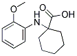 1-(2-METHOXY-PHENYLAMINO)-CYCLOHEXANECARBOXYLIC ACID Struktur