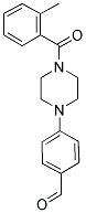 4-[4-(2-METHYLBENZOYL)PIPERAZIN-1-YL]BENZALDEHYDE Struktur