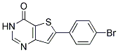 6-(4-BROMO-PHENYL)-3H-THIENO[3,2-D]PYRIMIDIN-4-ONE Struktur