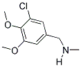 1-(3-CHLORO-4,5-DIMETHOXYPHENYL)-N-METHYLMETHANAMINE Struktur