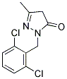 2-(2,6-DICHLORO-BENZYL)-5-METHYL-2,4-DIHYDRO-PYRAZOL-3-ONE Struktur