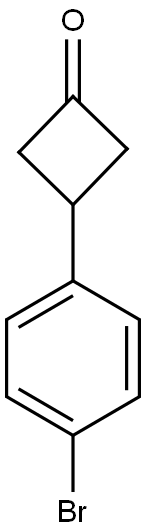 3-(4-BROMOPHENYL)-CYCLOBUTAN-1-ONE Struktur