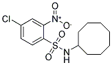 ((4-CHLORO-2-NITROPHENYL)SULFONYL)CYCLOOCTYLAMINE Structure