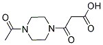 3-(4-ACETYLPIPERAZIN-1-YL)-3-OXOPROPANOIC ACID Struktur