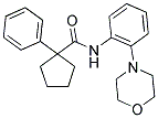 N-(2-MORPHOLIN-4-YLPHENYL)(PHENYLCYCLOPENTYL)FORMAMIDE Structure