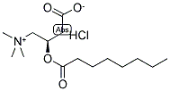 3-O-OCTANOYL-L-CARNITINE HYDROCHLORIDE Struktur