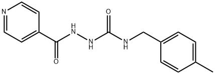 4-((4-METHYLPHENYL)METHYL)-1-(4-PYRIDYLCARBONYL)SEMICARBAZIDE Struktur