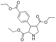 DIETHYL 3-(4-ETHOXYCARBONYLPHENYL)-2,4-PYRROLIDINEDICARBOXYLATE Struktur