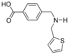 4-(((THIEN-2-YLMETHYL)AMINO)METHYL)BENZOIC ACID Struktur