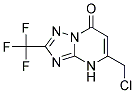 5-CHLOROMETHYL-2-TRIFLUOROMETHYL-4H-[1,2,4]TRIAZOLO[1,5-A]PYRIMIDIN-7-ONE Struktur