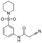 2-CYANO-N-[3-(PIPERIDINE-1-SULFONYL)-PHENYL]-ACETAMIDE Struktur