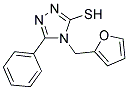 4-(2-FURYLMETHYL)-5-PHENYL-4H-1,2,4-TRIAZOLE-3-THIOL Struktur