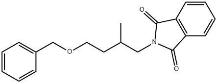 2-(4-BENZYLOXY-2-METHYLBUTYL)PHTHALIMIDE Struktur