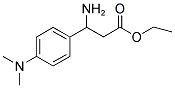 3-AMINO-3-(4-DIMETHYLAMINO-PHENYL)-PROPIONIC ACID ETHYL ESTER Struktur