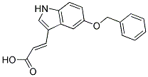 3-(5-BENZYLOXY-1H-INDOL-3-YL)-ACRYLIC ACID Struktur