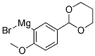 5-(1,3-DIOXAN-2-YL)-2-METHOXYPHENYLMAGNESIUM BROMIDE Struktur