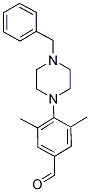 4-(4-BENZYLPIPERAZIN-1-YL)-3,5-DIMETHYLBENZALDEHYDE Struktur