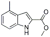 4-METHYL-1H-INDOLE-2-CARBOXYLIC ACID METHYL ESTER Struktur