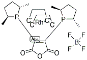 (+)-2,3-BIS[(2S,5S)-2,5-DIMETHYLPHOSPHOLANYL]MALEIC ANHYDRIDE(1,5-CYCLOOCTADIENE)RHODIUM (I) TETRAFLUOROBORATE Struktur