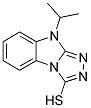 9-ISOPROPYL-9H-BENZO[4,5]IMIDAZO[2,1-C][1,2,4]TRIAZOLE-3-THIOL Struktur