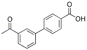 3'-ACETYL-BIPHENYL-4-CARBOXYLIC ACID Struktur