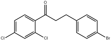 3-(4-BROMOPHENYL)-2',4'-DICHLOROPROPIOPHENONE Struktur