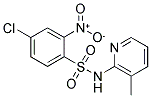 ((4-CHLORO-2-NITROPHENYL)SULFONYL)(3-METHYL(2-PYRIDYL))AMINE Struktur