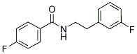 N-(4-FLUORO BENZOYL)-2-(3-FUOROPHENYL) ETHYLAMINE Struktur